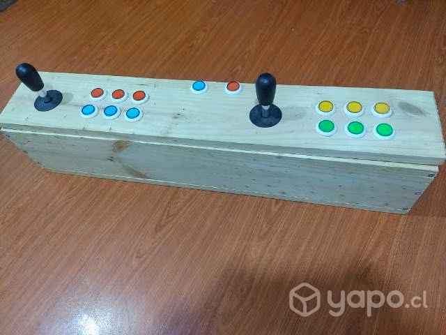 Kit arcade 2 player mas interface usb y monedero