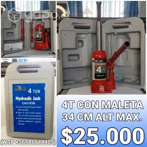 Gata Caimán para 2 toneladas Datong con Maleta