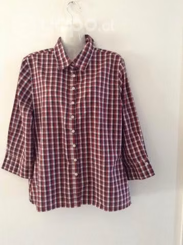 Camisa Mujer Cuadrille, Leñadora, Fiestas Patrias