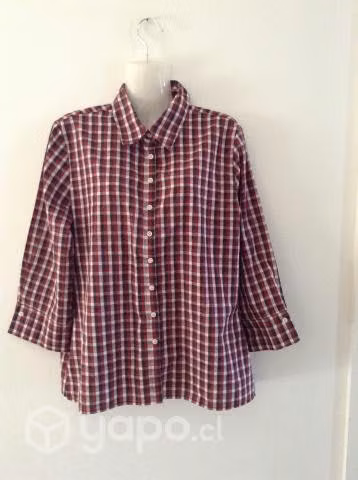 Camisa Mujer Cuadrille, Leñadora, Fiestas Patrias