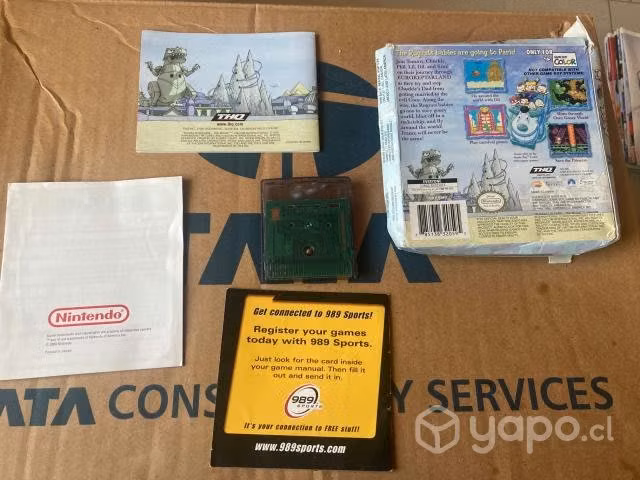 Pack 3 juegos n64 y gba con cajas dañadas
