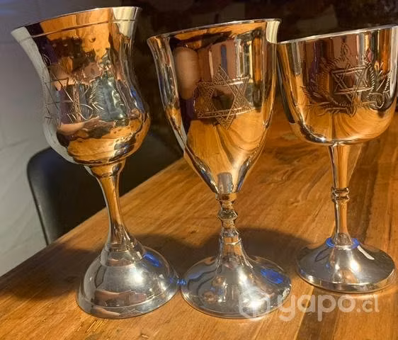 Copa Kidush Plata Importada