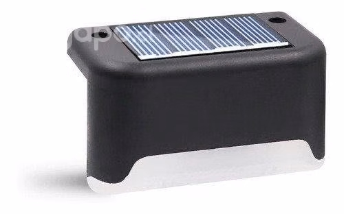 Kit 4 Luces Solares Patio Jardín/Escaleras y Muro