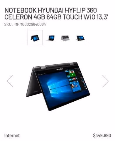 Notebook Hyundai HyFlip