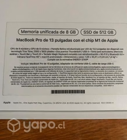 MacBook Pro M1 2020 - Imagen 6