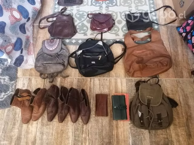 Carteras, zapatos, billeteras cuero