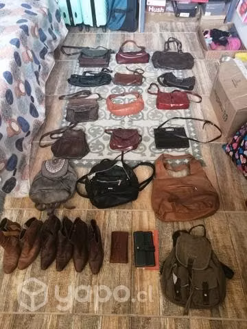 Carteras, zapatos, billeteras cuero