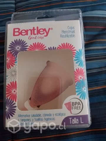 Copa menstrual reutilizable y vaso esterilizador N