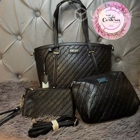 Carteras en set 3 en 1. Cuero Pu