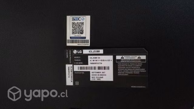 Smart TV 55” y 42”