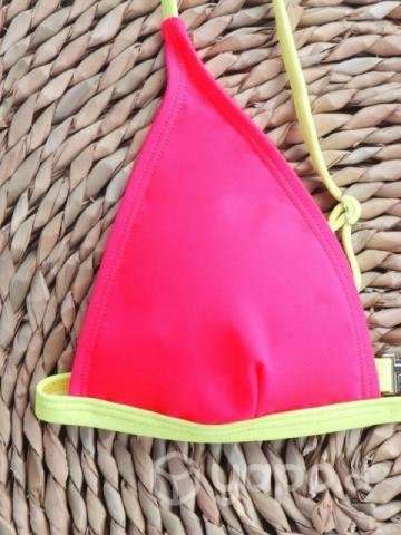 Bikini tipo tanga rosado - Imagen 2