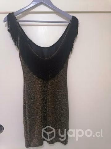 Vestido fiesta dorado