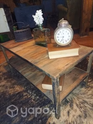 Mesa de centro rústica