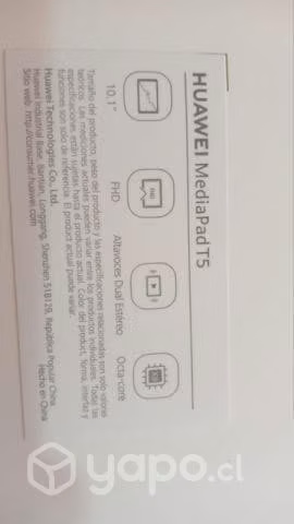 Tablet huawei mediapad t5 impecable