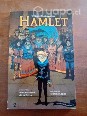 Libro Hamlet, narrativa gráfica