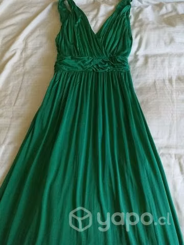 Bello vestido largo talla S elásticado