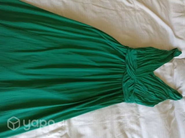 Bello vestido largo talla S elásticado
