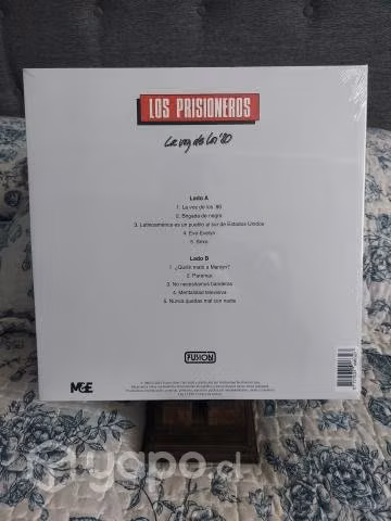 Los Prisioneros La Voz de los 80 Vinilo rojo nuevo