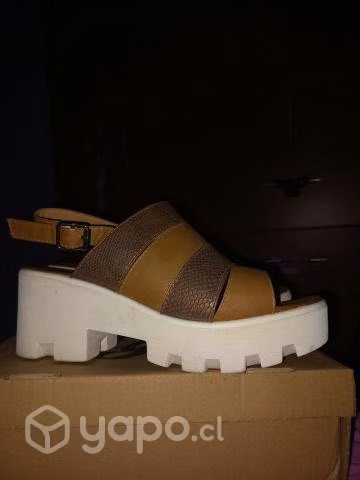 Plataformas sandalias
