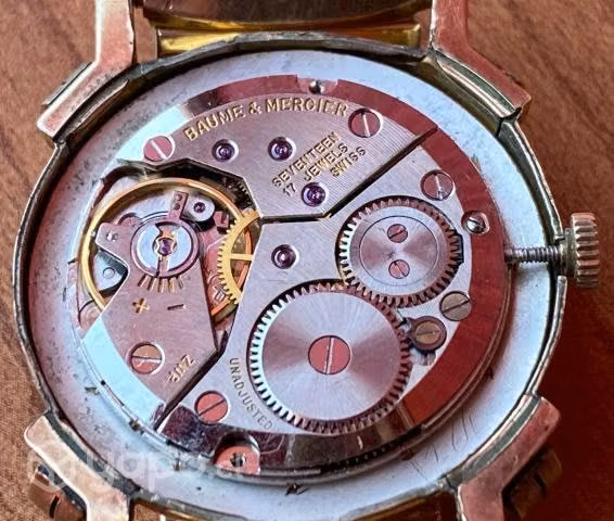 Antiguo Reloj Baume Mercier Geneve Mecánico Cuerda