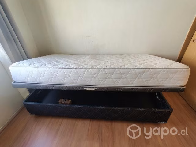 Cama Rosen Boxet Ergo-t 1,5 Plazas (cama Baúl)