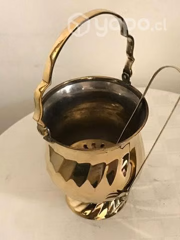 Hielera de Bronce Con pinzas - Imagen 2