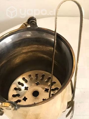 Hielera de Bronce Con pinzas - Imagen 6