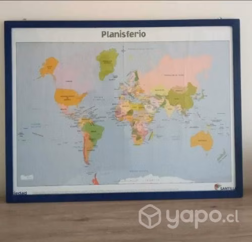 Cuadro Planisferio