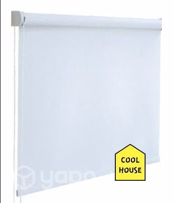 Cortinas Roller Lisas Blancas 180cm