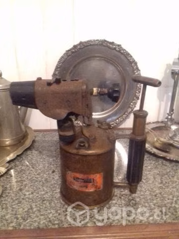 Antiguo par de sopletes bronce