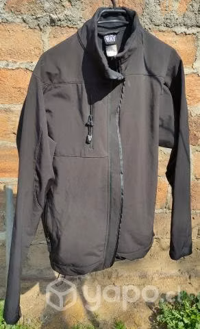 Chaqueta Softshell impermeable negra talla M