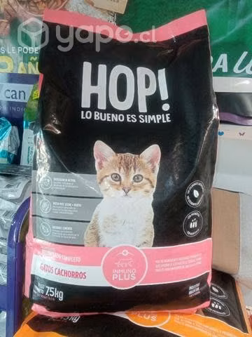 Hop! Gato cachorro 7,5kg