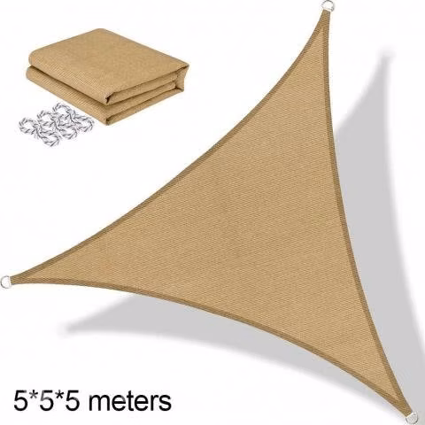 TOLDO VELA TRIANGULAR 5 x 5 x 5 M