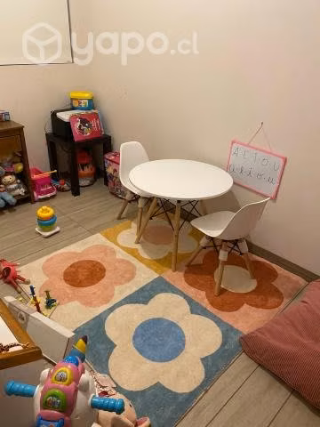 Silla Infantil Eames Blanca Rosada Celeste Nuevas