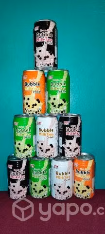 Café Helado banda bts y bubble tea