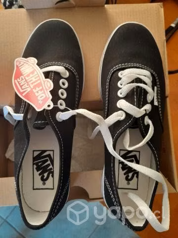 zapatillas Vans color negro N°35, nuevas. - Imagen 4