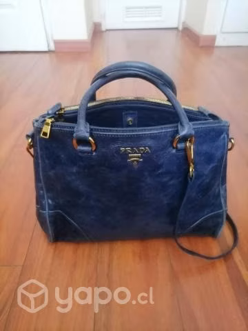 PRADA Fina cartera hecha mano 100% cuero Italiana