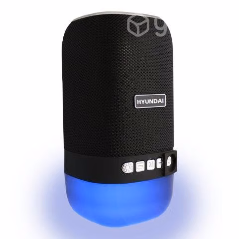 Mini parlante bluetooth portatil con luz rgb radio