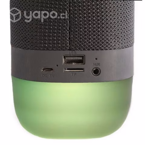 Mini parlante bluetooth portatil con luz rgb radio