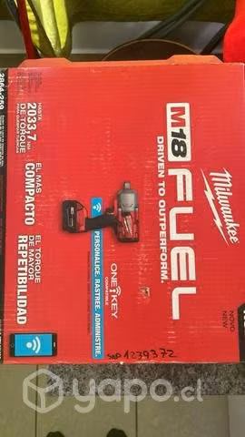 Pistola impacto milwaukee 3/4 inalámbrica + regalo