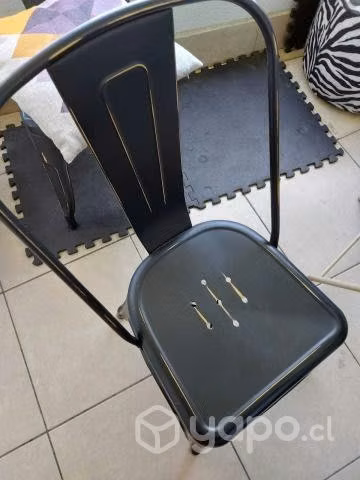 Silla Replica Tolix envejecida