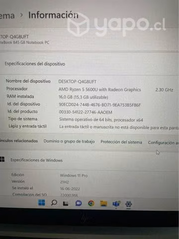 Notebook Elitebook HP - Imagen 2
