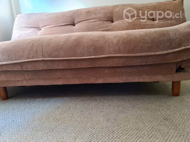 Futón cama café