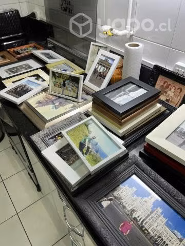 Lote de porta retratos de pared