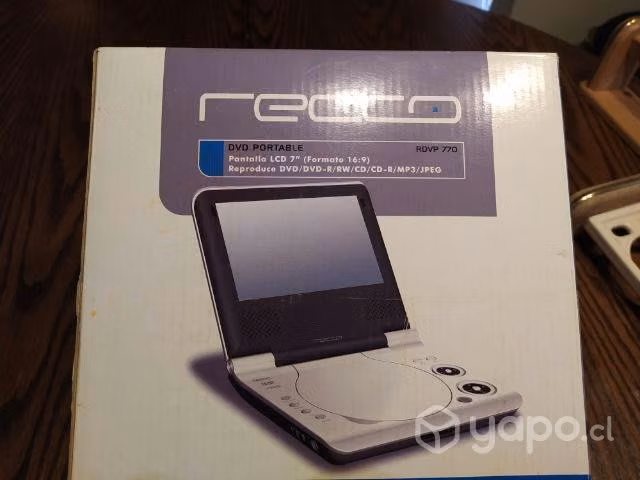 DVD Portable LCD 7" , nuevo en su caja - Imagen 2