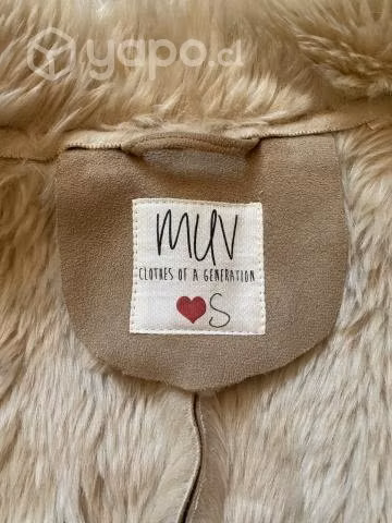 Chaqueta gamuza con piel sintética - Imagen 4