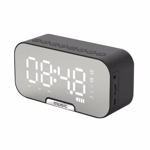 Radio Reloj Despertador Digital Parlante Bluetooth