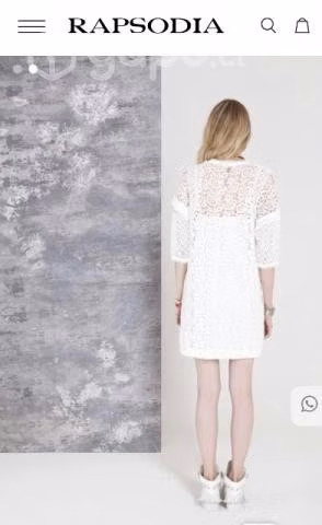 Vestido Rapsodia Blanco - Imagen 2