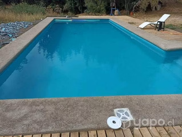 Piscina de hormigón 5x12 que construimos