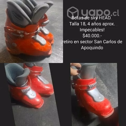 Botas de esquí para niños